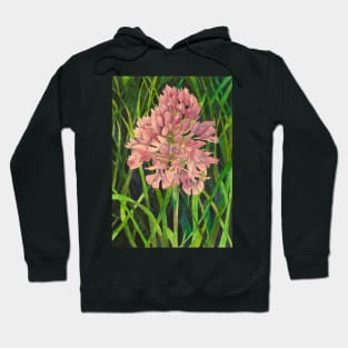 Wild orchids watercolour painting Hoodie